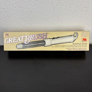 VTG Helene Curtis Shaping Iron 19mm All Purpose Aluminum Barrel Great Brush NOS
